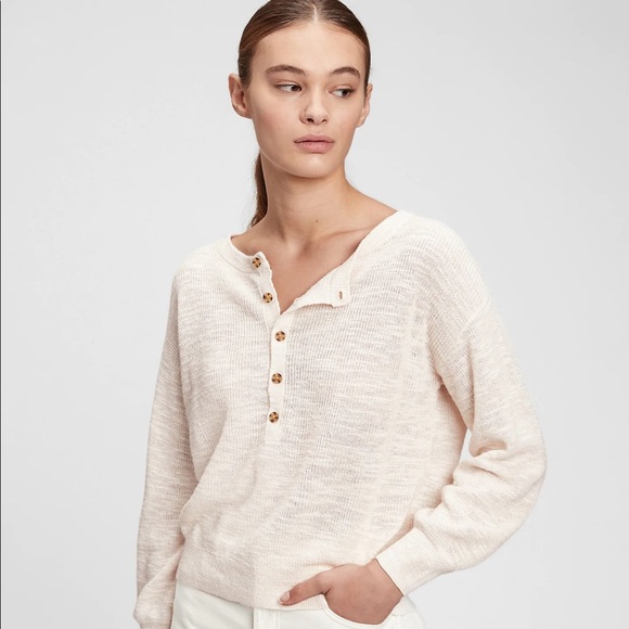 GAP Sweaters - Gap Henley Sweater